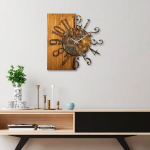 Sieninis laikrodis Wooden Clock 7-A