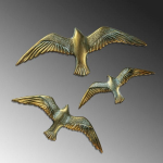 Opviq sieninė dekoracija Flying Seagulls 1, 3 vnt.