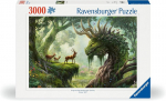 Dėlionė 3000 Mi&scaron;ko drakono pabudimas - Ravensburger