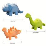 Žaislinis dinozauras triceratopsas pliu&scaron;inis gimtadienio dovana vaikams., Mėlynieji triceratopai