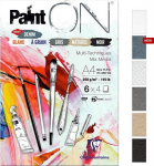 Clairefontaine Paint On Denim Mix Media blok A4, 24 lapai