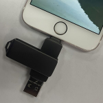 USB laikmena 3-in-1 USB atmintukas iPhone,  Juoda