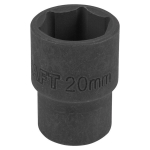 1/2" 20mm 6-kampė galvutė