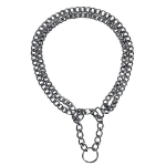 Kaklo diržas su užspaudimu - TRIXIE - 35 cm - Chromuotas - Saugumas - 2 eilių