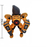 &bdquo;Skibidi Toilet Titan Clockman&ldquo; Atnaujinimas &bdquo;Plushie Titan Compute Man Drillman&ldquo; Pliu&scaron;inis Fotoaparatas_Yellow