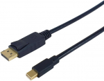 Equip 133442 2m DisplayPort į Mini DisplayPort Kabelis, Vyrai-Vyrai, 3840x2160 px Rekomenduojama Rezoliucija