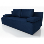Sofa-lova Zoya, mėlyna pliu&scaron;as