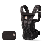 ERGOBABY OMNI BREEZE NE&Scaron;IOKLĖ, ONYX BLOOMS