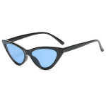 Klasikiniai Kvadratiniai Akiniai Nuo Saulės Vyrams Ir Moterims, Apsauga Nuo Uv Spindulių 400 Y465_Black-blue lens, Black-blue lens