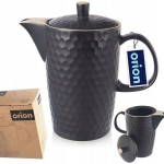 Puodelis kavai ir arbatai juoda keramika Orion Tea Time 13 l