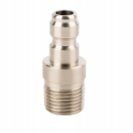 Adapteris Rosfix 3/8" GZ &ndash; Nerūdijantis plienas 304, Greitoji jungtis vyr., Sriegis 3/8" M