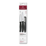 Victorinox Paring Knife Set su skustuku 3 vnt. Juoda