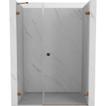 Du&scaron;o durys Mexen Lunar-B, de&scaron;inė, 115 cm, transparent/rose gold