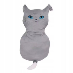 Mink&scaron;tas žaislas - pagalvė katė Čaruś 54cm