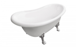 Vonia Besco Otylia 170, White+Chrome (be sifono, be persipylimo skylės)