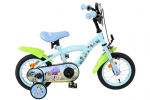Vaiki&scaron;kas dviratis Paw Patrol Rubble & Crew 12", mėlynas