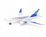 Metalinis keleivinis lėktuvas "boeing 787" su garsu ir &scaron;viesomis, 26cm