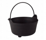Juodas "raganiukės" puodelis saldainiams, 24 cm
