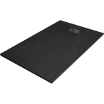 Stačiakampis du&scaron;o padėklas Mexen Hugo SMC, 140 x 90 cm, Black+Black