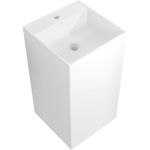 Konglomerato laisvai pastatomas praustuvas Mexen Belen, 45 x 45 cm, White matt