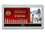 Pastelinių pie&scaron;tukų rinkinys Koh-I-Noor Gioconda 8827 Soft 12 spalvų