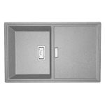 Granitinė virtuvinė plautuvė Laveo Tonga SPT_511Y, Grey
