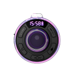 Vandeniui atsparus &bdquo;Bluetooth&ldquo; garsiakalbis du&scaron;ui, IP7, su LED ap&scaron;vietimu