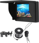 Po vandeniu veikianti žvejybos kamera, 4.3&Prime; LCD ekranas, su kabeliu