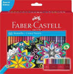 Faber-castell "pilies" pie&scaron;tukiniai dažai, 60 spalvų, Faber-Castell Classic Colour colour pencil,&nbsp;cardboard wallet of 60