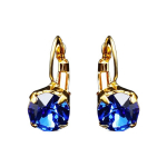 Auskarai moterims DiamondSky &bdquo;Glory (Sapphire)&ldquo; su Swarovski kristalais