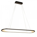 SATURNO CONVESSO LED pakabinamas &scaron;viestuvas, 100 cm, 40W, Juoda