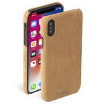Krusell Broby odinis dėklas skirtas Apple iPhone XS Max &ndash; konjako ruda