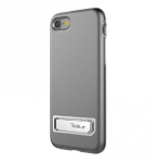 Tellur Premium Kickstand Ultra Shield dėklas skirtas Apple iPhone 8 &ndash; sidabrinis
