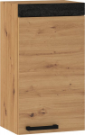 Vir&scaron;utinė spintelė Meblocross Rodos ROD-13 W40, ąžuolo artisan/juoda