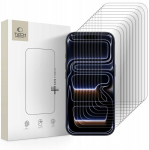 Tech‑Protect grūdinto rinkinys 10 vnt. iPhone 16 Pro/17/17 Pro