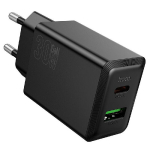 Įkroviklis HOCO N71 (1xUSB-C 1xUSB 30W) juodas
