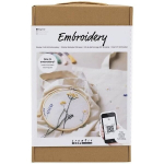DIY rinkinys pradedantiesiems - Creativ Company - Siuvinėjimas - Gėlių tote bag