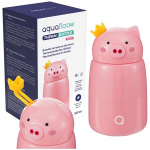 Kūdikių buteliukas termosas 320 ml, skirtas kelionei, kiaulė taupyklė