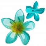 Ecarla plaukų segtukas gėlė Moana Ombre 6cm Mėlynas Sp405