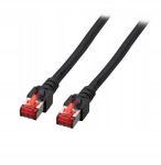 Patchcord S/ftp kat.6 0,25m Lszh juodas