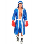 &bdquo;BOXEUR&ldquo; mėlyna (apsiaustas su gobtuvu ir diržu, &scaron;ortai)