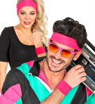 pair of "NEON PINK WRISTBANDS"