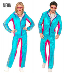&bdquo;AZURE METALLIC ELECTRONIC DANCE MUSIC PARTY FASHION SPORTINIS KOSTIUMAS&ldquo; (striukė, kelnės)