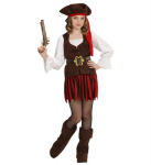 &bdquo;KARIBŲ PIRATŲ MERGINA&ldquo; (suknelė, diržas, batų užvalkalai, galvos juosta, skrybėlė)