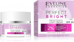 Balinamasis veido kremas Eveline Cosmetics Perfect Bright Brightening SPF 20, 50ml