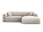 L formos mink&scaron;tas kampas Micadoni Home Nolio, Light Beige