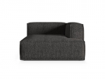 Modulinė sofa Micadoni Home Mic_CHR_260_F1_Nuria3, tamsiai pilka