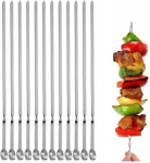BBQ ie&scaron;meliai, 12 vnt., 40 cm, su laikymo mai&scaron;eliu