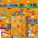 Bic didelis kūrybinis rinkinys vaikams: pie&scaron;tukai, flomasteriai