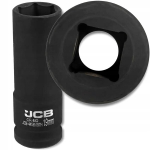 Jcb giluminis 1/2" Cr-mo 6-kampis 19mm smūginis antgalis
